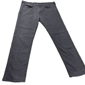 Levis Jeans Mens 34X30 Black Gray Denim Pants 508 Tapered Punk Skate American